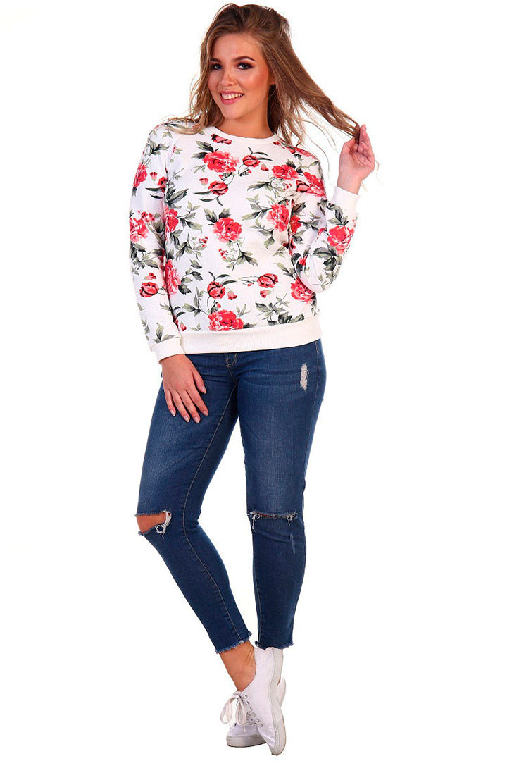 Фото товара 18085, джемпер розы